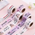120pcs Cute Sanrio Kuromi My Melody Stickers Roll Kawaii Cartoon Thank You Sealing Labels Sticker Anime Vinyl Decoration Decals. 