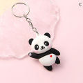 2023 New Novelties Lovely Cartoon Panda Key Chains Pendant Lovers Car Bag Key Chain Chain Fashion Jewelry Valentine Day Gift Cherry Super Store. 