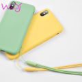 Universal Silicone Mobile Phone Lanyard Skin-friendly Silicone Wrist Strap Elastic Creative U Disk Key Multicolor Short Sling. 