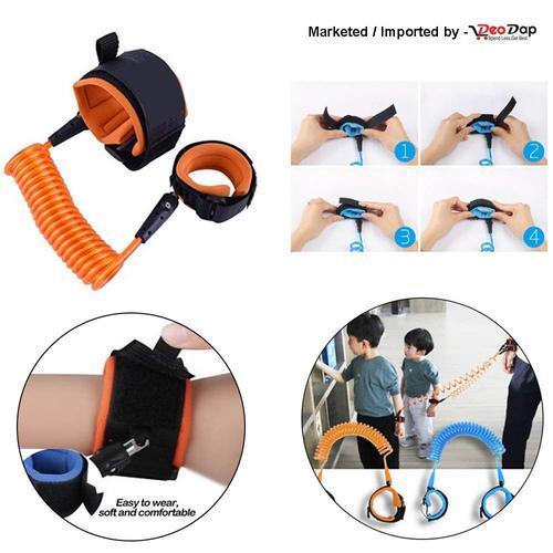 Baby child antilost strap for kids/Anti lock Wrist Link Safety Harness Strap Rope Leash Walking Hand belt band for toddlers wristband for kids loss best for umrah and hajj, travelling purpose,safe secure