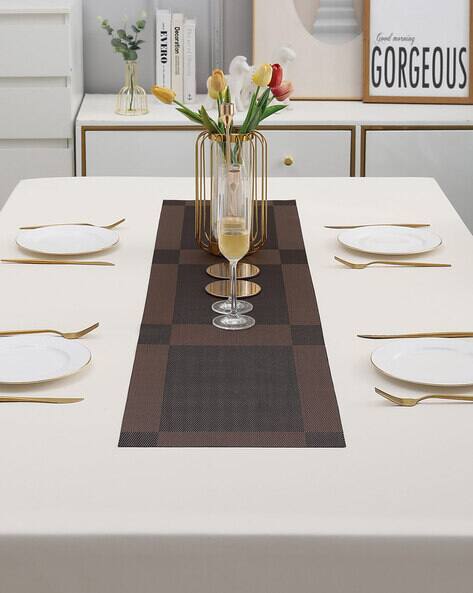 PVC%20Table%20Runner%20%E2%80%93%2012x54%20inch%20Waterproof,%20Non-Slip,%20Washable%20Table%20Mat%20%E2%80%93%20Stain%20Resistant%20&%20Easy%20to%20Clean%20for%20Dining,%20Kitchen,%20Dressing%20Tables"%2030x135%20cm%20-%20Image%202