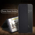 For Galaxy A51 Case Smart View Phone Back Cover for Samsung A51 Flip Case Big Window View Flip Leather Phone cases Autosleep. 