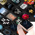 Energy - ENRG Smart Watch 1.75 Inche HD Full Edge To Screen With Crown Rotating Function Bluetooth Call Dial And Split Display For Android IOS Device Black. 