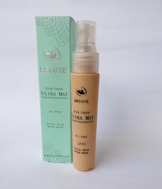 Be%20Cute%20Extra%20Wear%20Water%20Proof%20Oil%20Free%20Ultra%20Mate%20Liquid%20Foundation%20LF-03%2030ML%20-%20Image%202