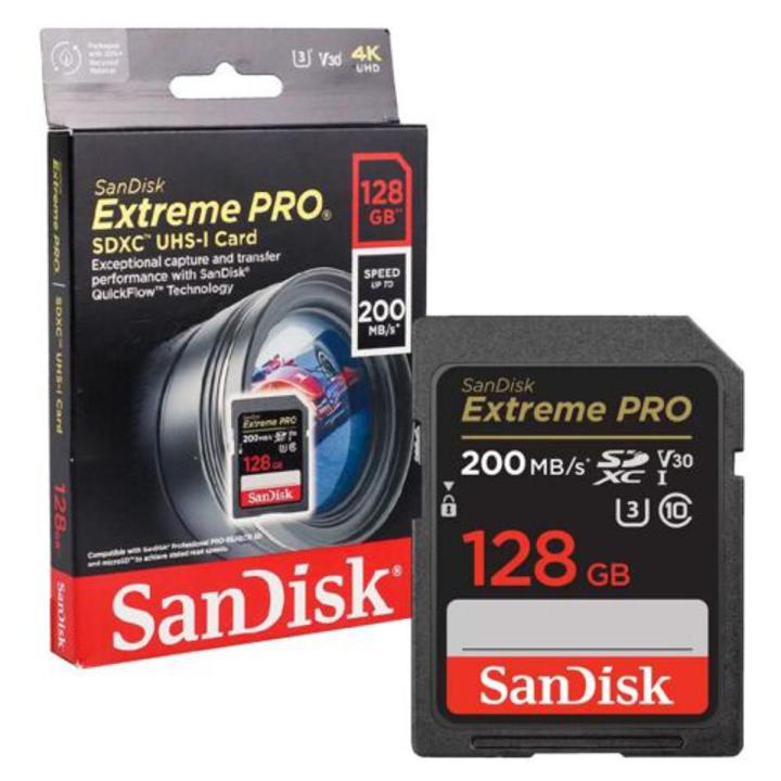 Card Sandisk Extreme Pro Sdxc Sd Card 128 Price 100% Original