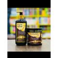 Arizona Keratin & Argan Shampoo 500ml + Hair Treatment Mask jar 500ml Sulphate Free (Pack of 2). 