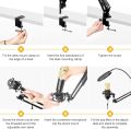 VM800 Condenser Microphone Mic Set with V8 Audio Mixer Sound Card Microphone Stand and Double Layer Pop Filter for Live Streaming Gaming Voice Recording Singing Smule Star Maker Microphone for Recording/Broadcasting/Gaming. 