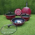 Non Stick Cookware Set | Die Cast Cookware set |17 pcs Non stick cookware set | Marble Cookware set | Granite Cookware Set |. 