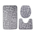 3 PCS Modern Design Bathroom Toilet Lid Covers and Rug Set Toilet Seat Covers. 