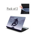 Pack Of 2-Avengers Laptop Back Skin Sticker-Laptop Back Skin-Laptop Skin Vinyl Sticker Decal,13,13.3 14.6 15 15.4 15.6 inch Laptop Skin Sticker Cover For All Laptops. 