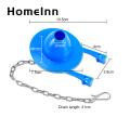 Rust-proof Stainless Steel Chain Toilet Flapper Universal Toilet Flapper Replacement with Water Saving Rubber Flush Valve Easy Diy Installation for Diy Toilet Flapper Installation. 