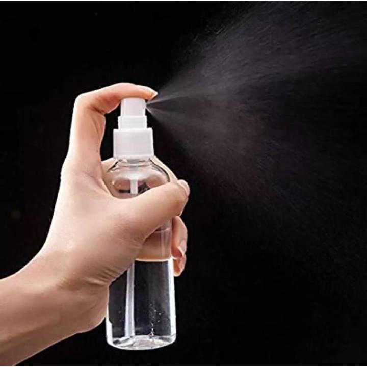 Refillable Fine Mist Spray Bottle 120ml (Pack of 4) Mini Empty Plastic Spray Bottles Travel Portable, Makeup Bottle, Refillable Perfume Bottles Makeup Container