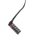 5 Port PC Fan Hub Splitter Speed Controller Adapter for 4 Pin PWM Cooler Cooling Fan Computer Cables Connectors. 