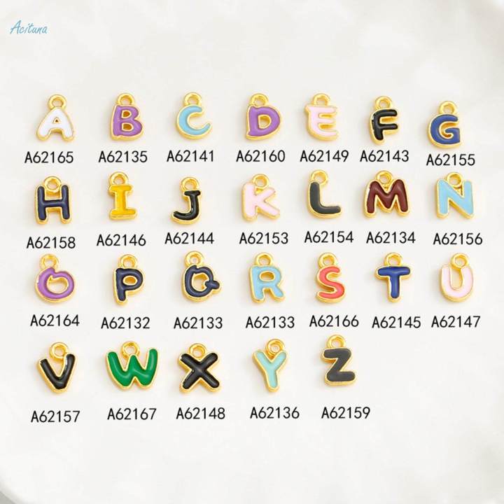 Letter Charms Crafts Supplies Letter Beads for Jewelry Making Party Bracelet