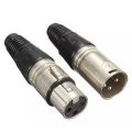 Male Female 3 Pin Xlr Mic Connector 2 Pcs, For Audio Microphone Cable Connector Best Price in Pakistan. 