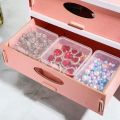 6 Pieces Mini Plastic Clear Storage Box for Collecting Small Items, Beads, Jewelry, Business Cards. 