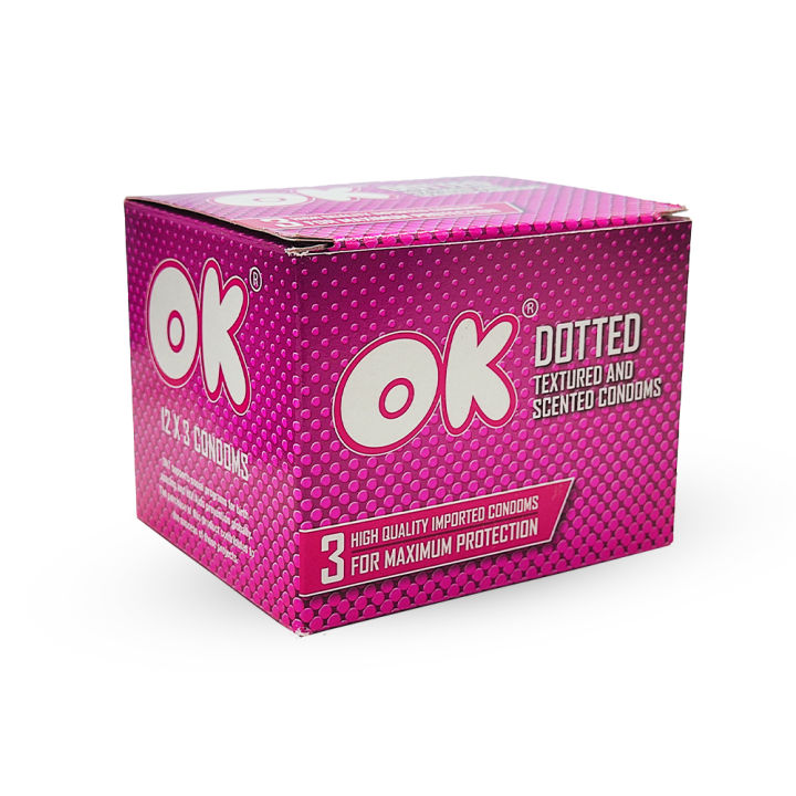 OK Condom - Dotted Bulk Dispenser