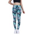 1 【HOT】 YRRETY Women Leggings Leaf Floral Print Push Up Fitness Slim Fashion Patchwork High Waist Mujer Polyester Ankle Length Bottom. 