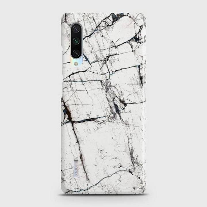 Xiaomi Mi CC9 Cover - SkinLee HQ Hard Case - White Marble Classic - SKINLEE-332-1-601-430
