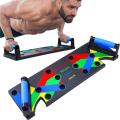 Professional Pushup Board 9 In 1 Foldable  – Multi functional ABS Pushup Exercise Body Building Rack, Push-up Fitness Equipment Stand For Muscles, Triceps For Home And Outdoor, Multipurpose Gym Training Workout Tool Device For Men Women. 