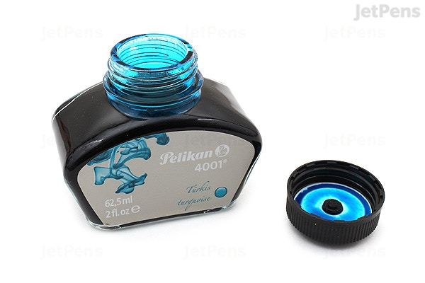 Pelikan%204001%20Bottled%20Ink%20for%20Fountain%20Pens,%20Turquoise,%2062.5ml,%201%20Each%20(329201)%20-%20Image%202
