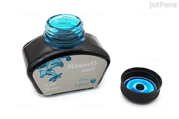Pelikan%204001%20Bottled%20Ink%20for%20Fountain%20Pens,%20Turquoise,%2062.5ml,%201%20Each%20(329201)%20-%20Image%202
