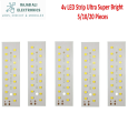 4V Ultra Bright LED Strip Light 18 LEDs DIY Torch Emergencies - 5/10/20 Pack. 