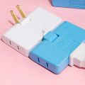 Rotatable Socket Converter 180 Degree Extension Plug. 