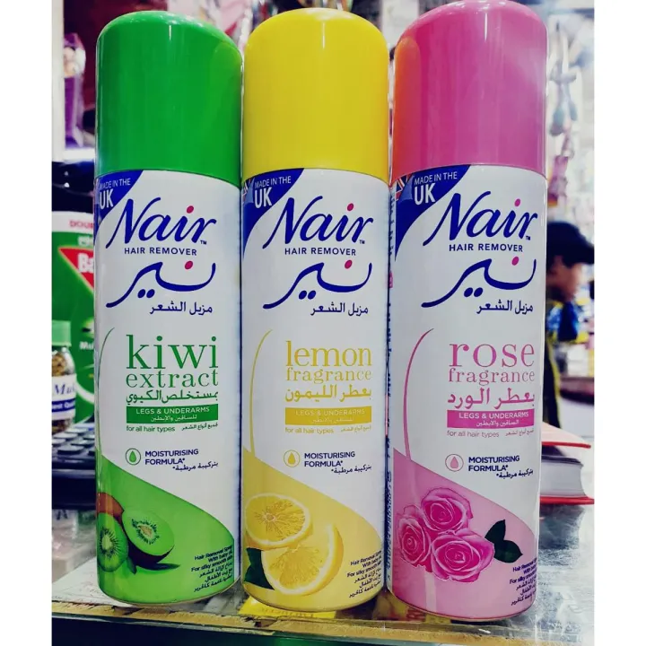 Nair%20Hair%20Removal%20Spray%20Painless%20Men%20and%20Women%20Lemon%20Fragrance%20200%20ML%20-%20Image%202