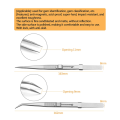 3 Pack Stainless Steel Tweezers Diamond Claw Tweezers Gems Tweezer Diamond Tweezers Jewelers Holder Pick Up Tool. 
