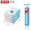 Pump / Vaccum Compression Storage Bags  , Zipper Sealed Vacuum Bag for Travel & Home , Compression Bag for vacuuming by Electric / Manual  Pump / Vacuum Cleaner. 
