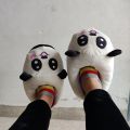 Emoji Slippers Collection Panda - Stylish, Comfortable, & Warm Slippers for Women, Men, Girls, and Boys | Winter Shoes, Flip Flops, Cozy, Anti-Slip, and Soft Shoes for All Ages. 