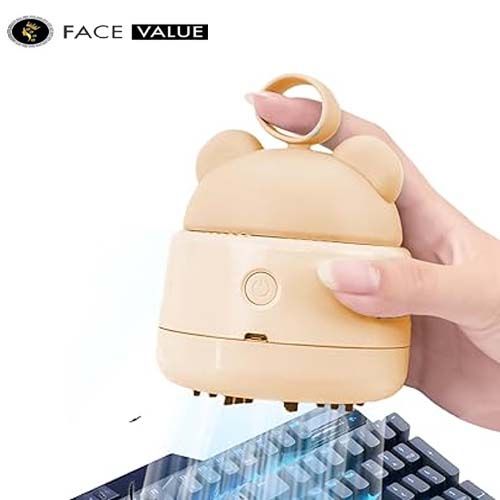 Face%20Value%20Mini%20Desktop%20Vacuum%20Cleaner%20with%20USB%20Charging,%20Cleaning%20Brush,%20Bear%20Head%20Ring%20for%20Easy%20Grip,%20360%C2%B0%20Swivel%20Portable%20Vacuum%20Cleaner%20for%20Keyboards%20Office%20Desks%20and%20Other%20Dusty%20Debris%20-%20Image%203
