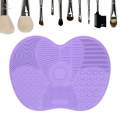 Makeup Brush Cleaner Pad Shape Scrubber Mat for Eyeshadow Brush Travel. 