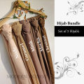 Modern Modest - Chiffon Georgette Hijab Bundle for Girls/Women. 