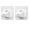 2/4Pcs Nail-Free Adjustable Curtain Rod Holder Hooks Self-adhesive Wall Mount Curtain Pole Wall Brackets Waterproof Fixed Clip. 