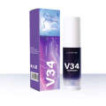 New v34 purple toothpaste, tooth color correction, stain removal, and bright white toothpaste. 
