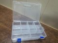 12X8 inch Multi Purpose storage box V300 (10 Big size compartments) for electronic components, Screws, Jewelry and Medicine etc.. 