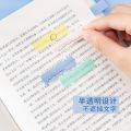【FUN LIVE】 Korean Stationery Sticky Note Self-Adhesive Bookmark Page Marker Weekly Planner Sticky Tabs Transparent Stickers School Supplies. 
