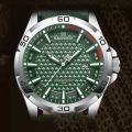 NAVIFORCE Luxury Brand Analog Quartz & Date Leather Straps Waterproof Wrist Watch For Men With Brand Box-NF8023. 