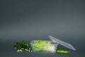 disposable Transparent Square food container 12 pices. 