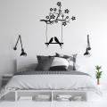 Birds Wall Decal Sticker - Love Birds Wall Decor  (24 x 32 Inches). 