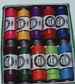 Sewing Machine Thread 10 Spools Multi Colour Box 100% Polyester Nalkii Dhaaga Reel. 
