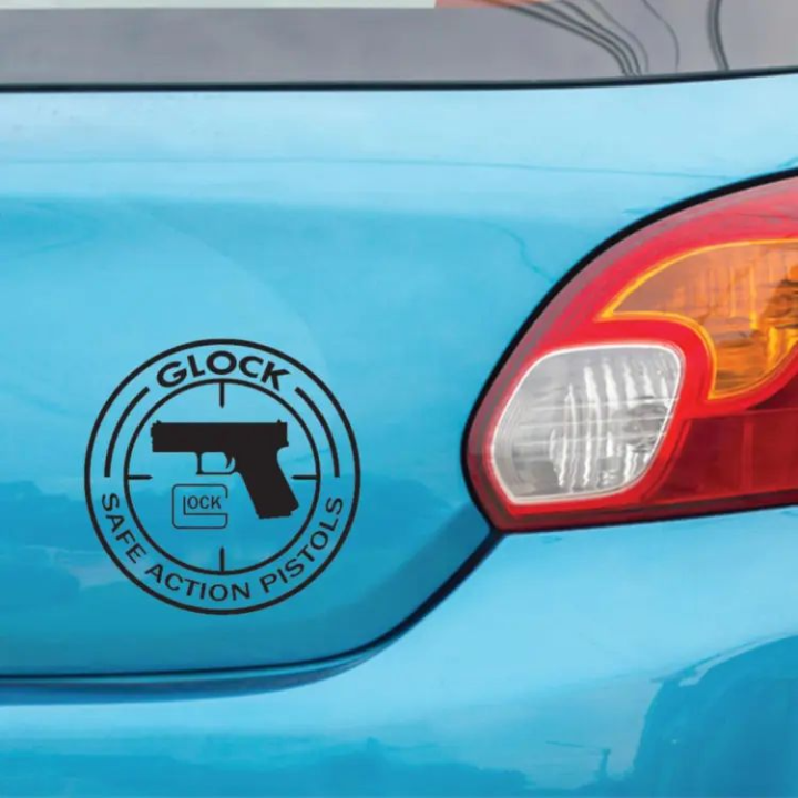 Security Check Car Sticker Security Sticker for Car (White & Black) | Daraz.pk