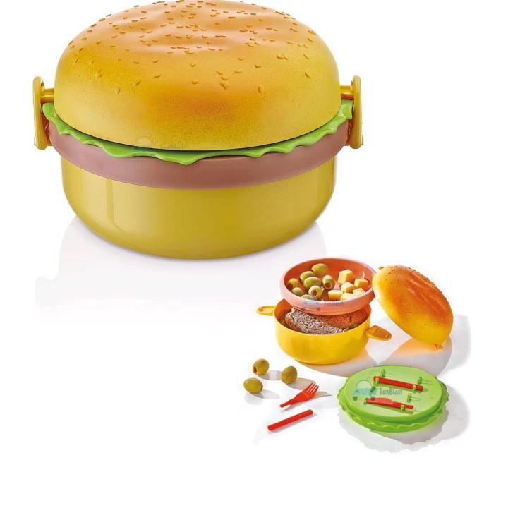 Kids%20Burger%20Shaped%20Lunch%20Box%20with%20Compartments%20BPA%20Free%20-%20Image%202
