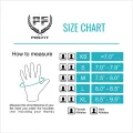 PF Weightlifting Gym Gloves Fitness Wrist Wraps Exercise Black. 