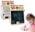 Magnetic Wooden Board for Kids - Education Board for Kids, Slate Board, Doodle Board for kids, Writing Board, ABCD Magnetic Letters with Board. 
