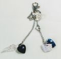Cute, Unique, White Theme Elegant Keychains, Phone Charms, Bag Tussles | Fashion Hanging Jewelry of Chains, Charms, Beads | Random Style Jewelry | Fashion Accessories | Bag Tussles | Beautiful and Lightweight Jewelry | Trendy Looks. 