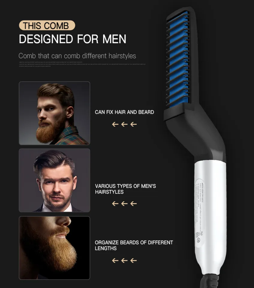 Hot comb beard straightener best sale