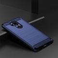 LG G7 ThinQ mobile phone case LG G7 protective cover brushed carbon fiber pattern silicone anti-fall soft high quality. 